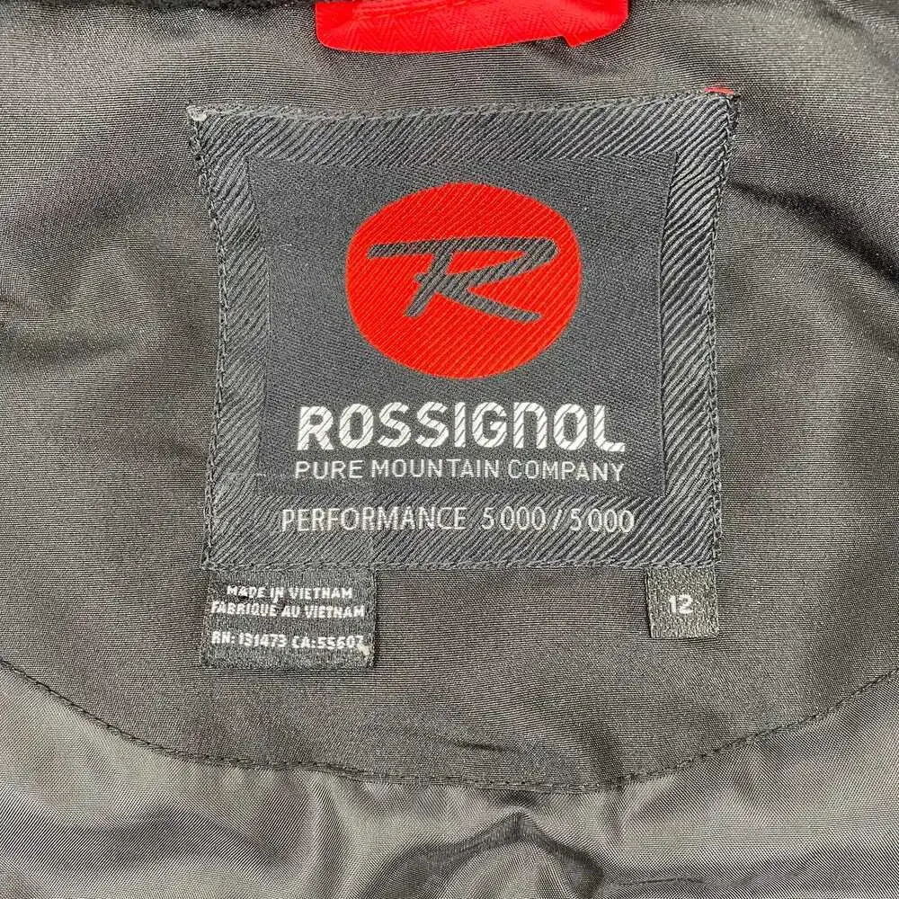 Rossignol Red Black Ski Coat | Boys’ Regular 12y
